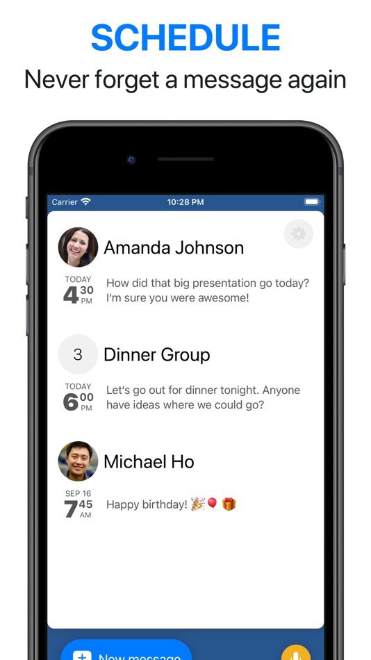 #1. Carrier Messaging (iOS) Podle: BSN Design LLC