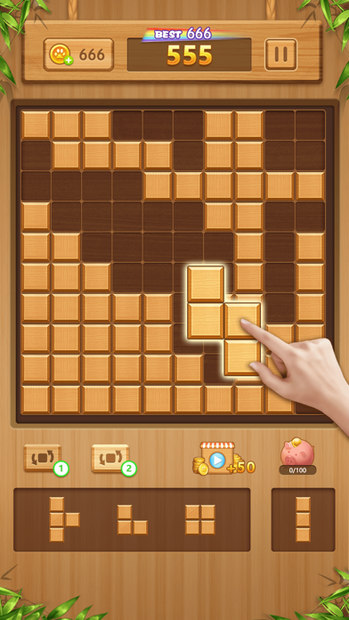 Screenshot #1 pour Block Puzzle - Wood Legend