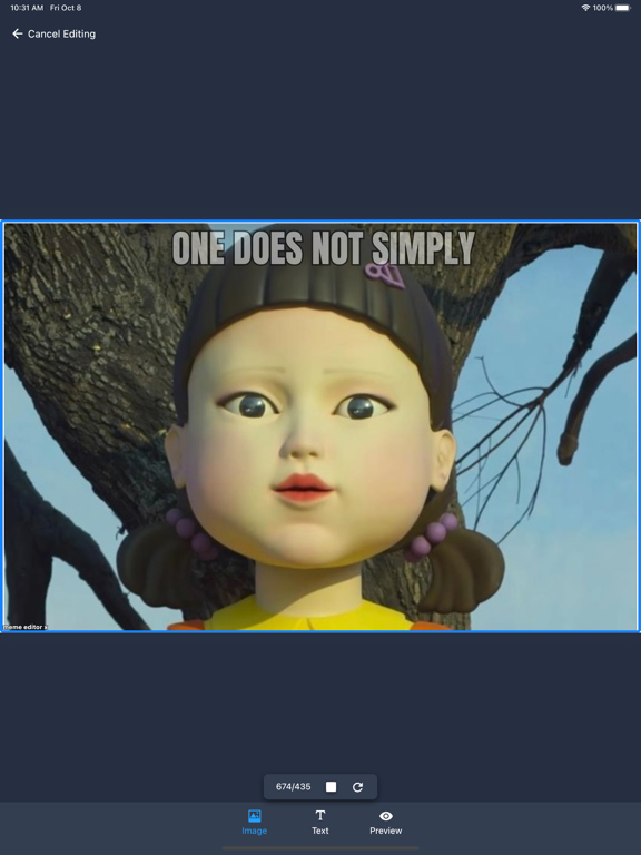 Screenshot #5 pour Meme Editor X Easy Meme Maker