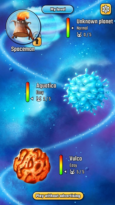 Monster Planets - Puzzle Game Screenshot
