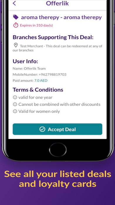 OfferLik Merchant Screenshot