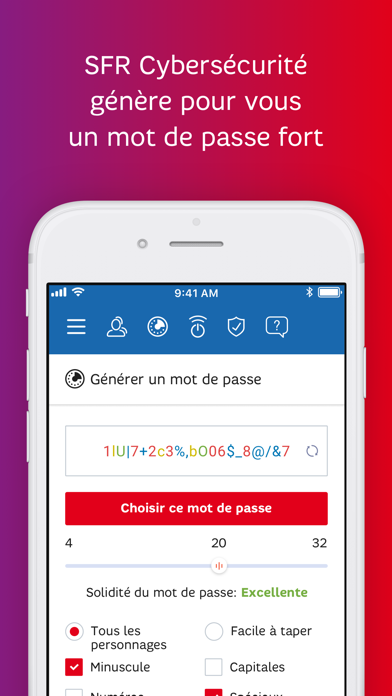Screenshot #3 pour SFR Cybersécurité – Password