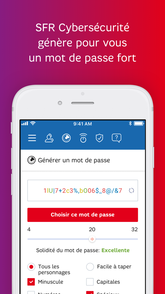 #3. SFR Cybersécurité – Password (iOS) By: SFR