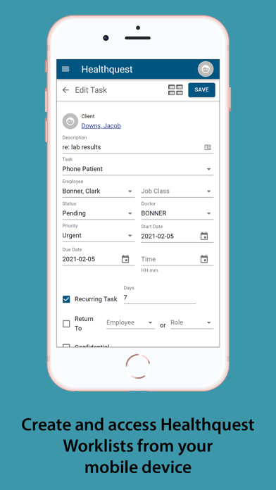 Healthquest Online Screenshot