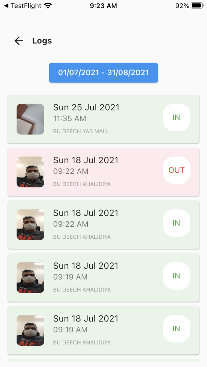 Olive Time Attendance System