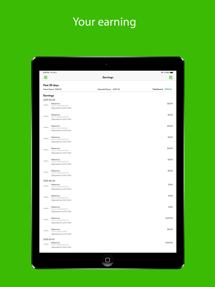 Universal Cuisines - Driver