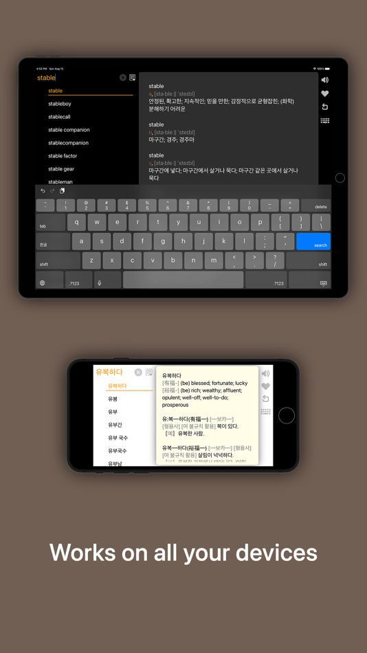#6. KoEnDic 한영/영한 사전 8-in-1 (iOS) 由: SERGEY CHALKOV