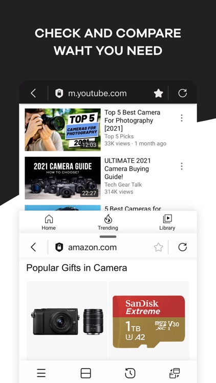 Split Screen - Multitasking