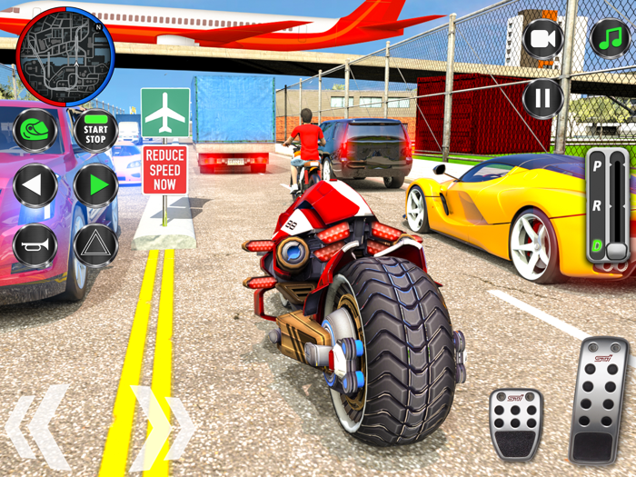 Light Bike Driving School 3D