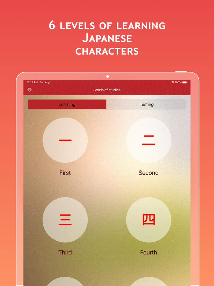 Kanji Japanese hieroglyphs