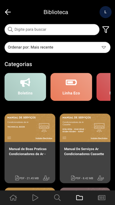 Electrolux Instala Screenshot