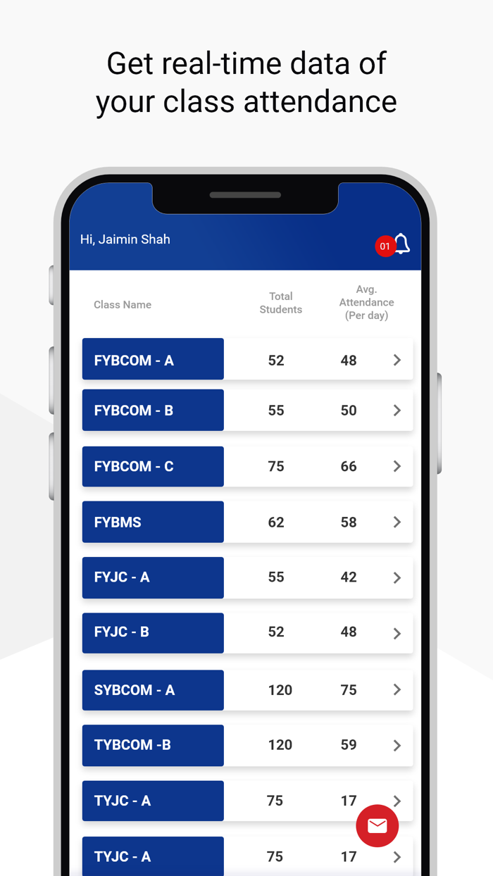 Teach Us App Faculty and Admin