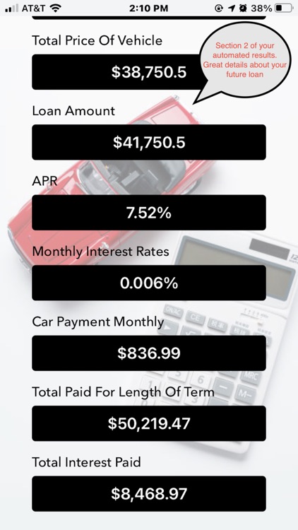 PRIMO Car Payment Estimator screenshot-3