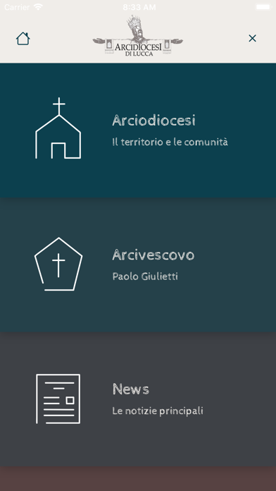 Arcidiocesi di Lucca Screenshot