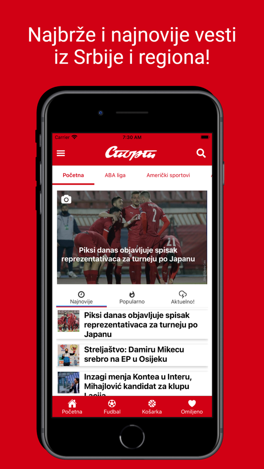 Sport - Dnevni sportski list - 1.0.1 - (iOS)