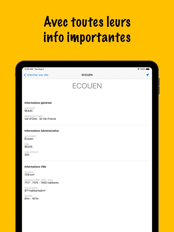 Screenshot #5 pour Code Postal FR