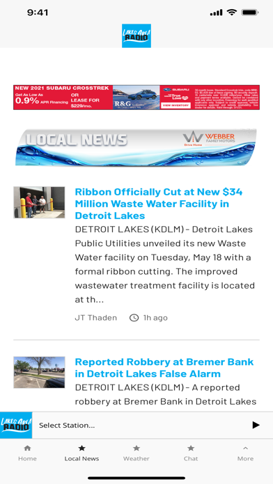 Lakes Area Radio Screenshot