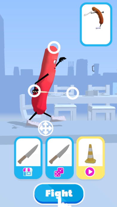 Sausage Fight - Angel Fighting Screenshot