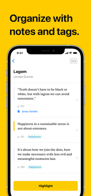 ‎Highlighted: Book Highlights Capture d'écran