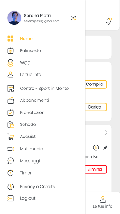 PALESTRA CENTRO Screenshot