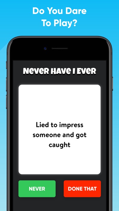 Never Have I Ever:  Adult Game Screenshot