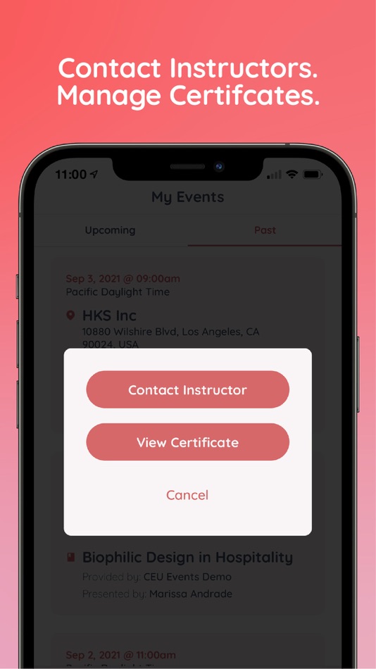 #5. CEU Events (iOS) By: CEU Events