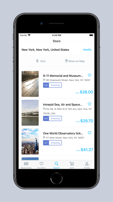 Tripening: Tours & Attractions Screenshot