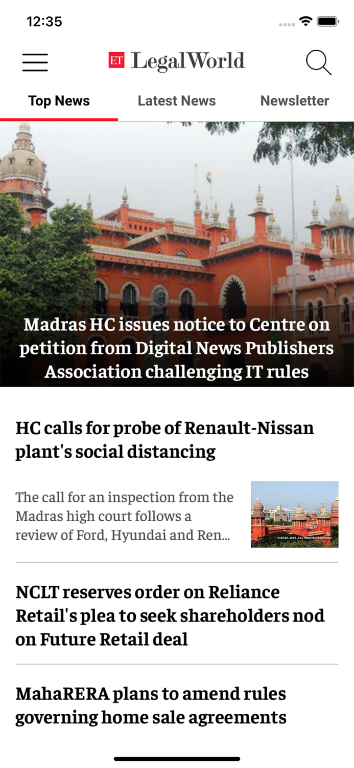 ETLegalWorld by Economic Times