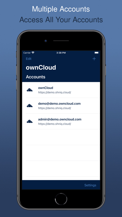ownCloud - File Sync and Share Screenshot