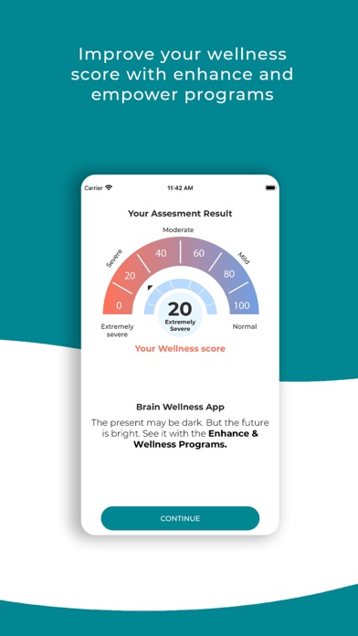 Brain Wellness Mindfulness App Screenshot
