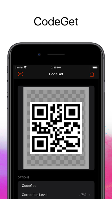 CodeGet - Qr Code Generator screenshot 1
