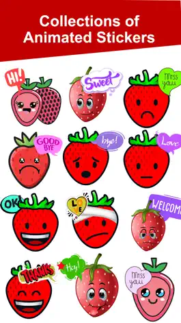 Game screenshot Strawberries Animated apk