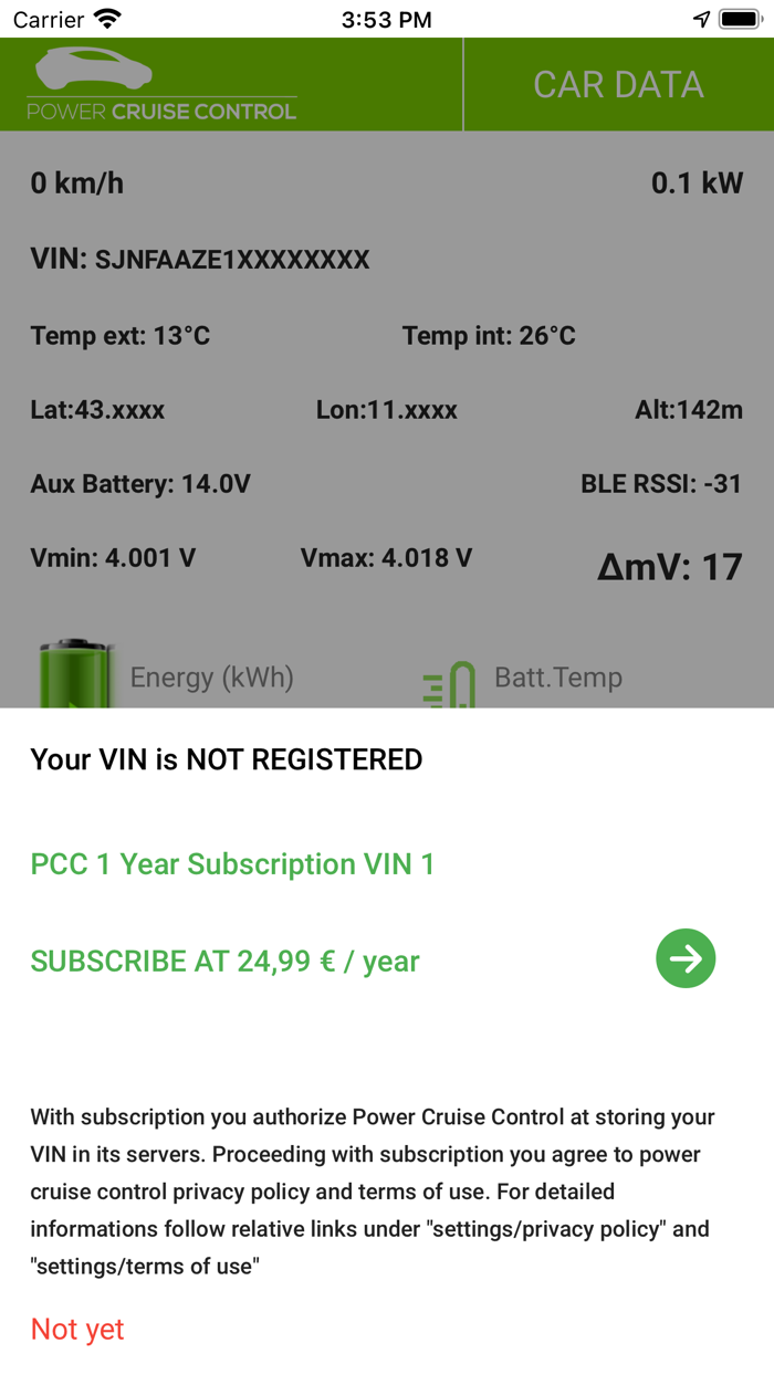 I-Pace Power Cruise Control