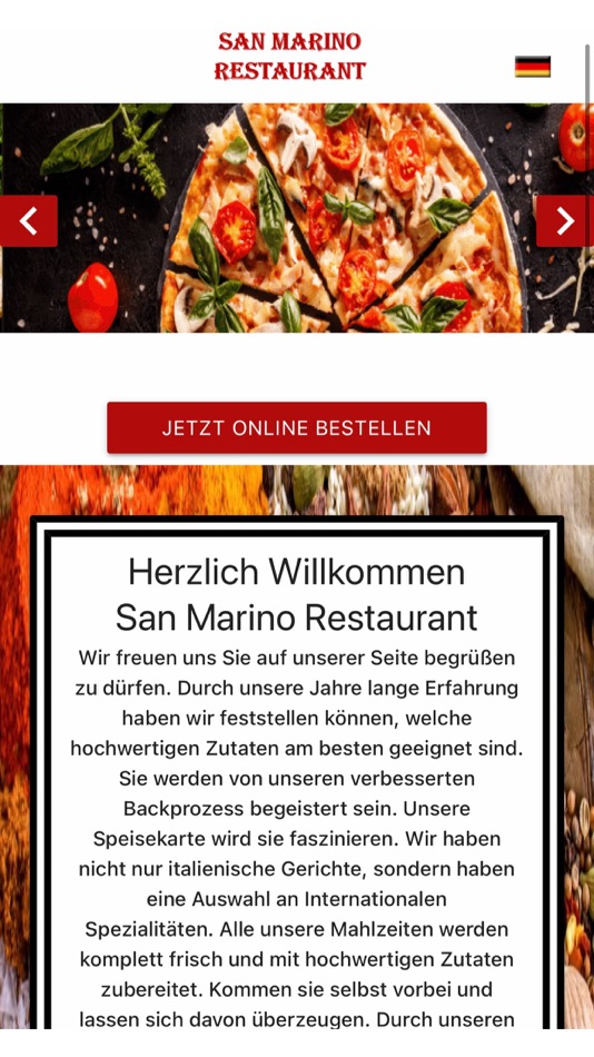 San Marino Restaurant - 1.0 - (iOS)