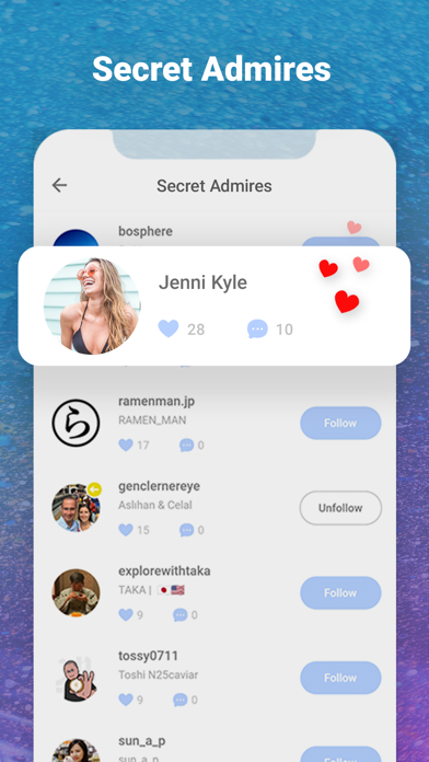 Followers Hub: Track Followers Screenshot