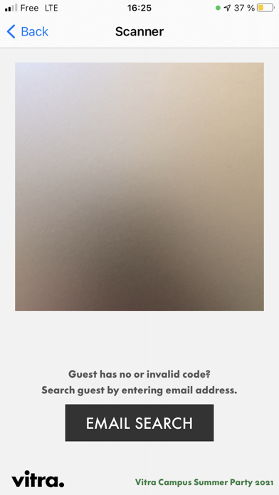 Vitra Scanner App Screenshot