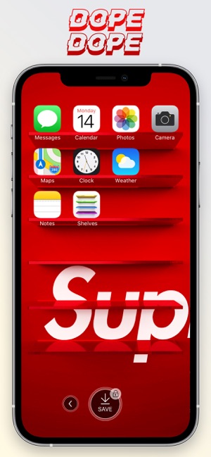 Supreme x Apple Red Wallpaper - Supreme Wallpaper for iPhone