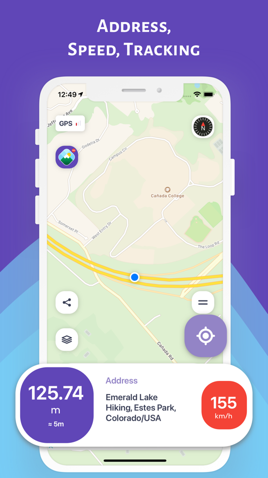 #3. Altimeter Pro: Compass, GPS (iOS) By: Furkan Ozoglu