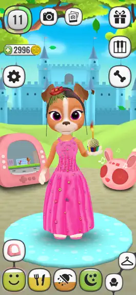 Game screenshot My Talking Lady Dog apk