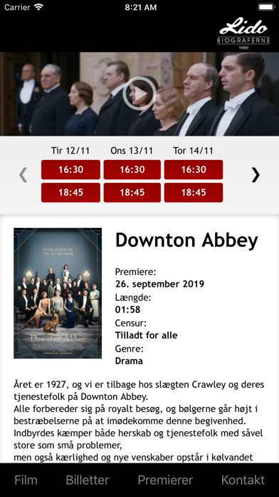 Lido Biograferne Screenshot