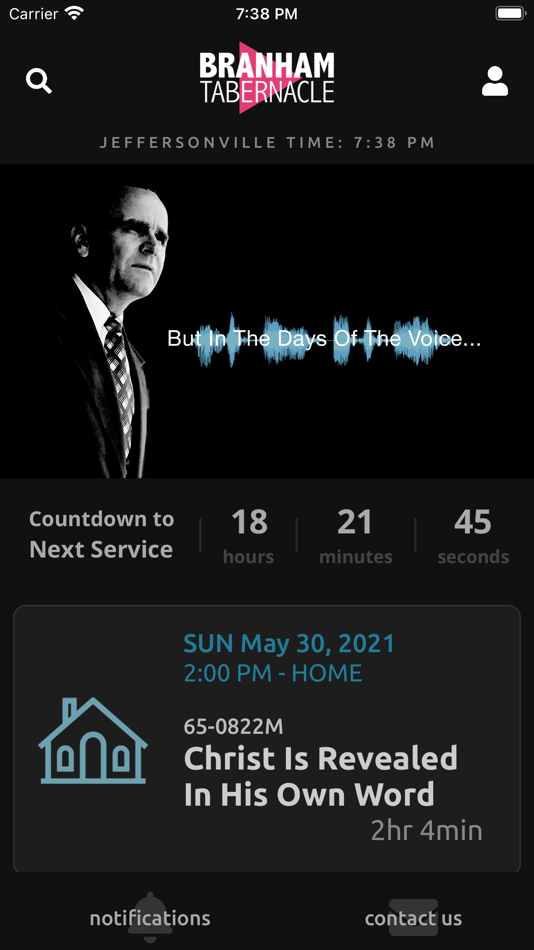 #2. Branham Tabernacle Live (iOS) 由: Voice Of God Recordings