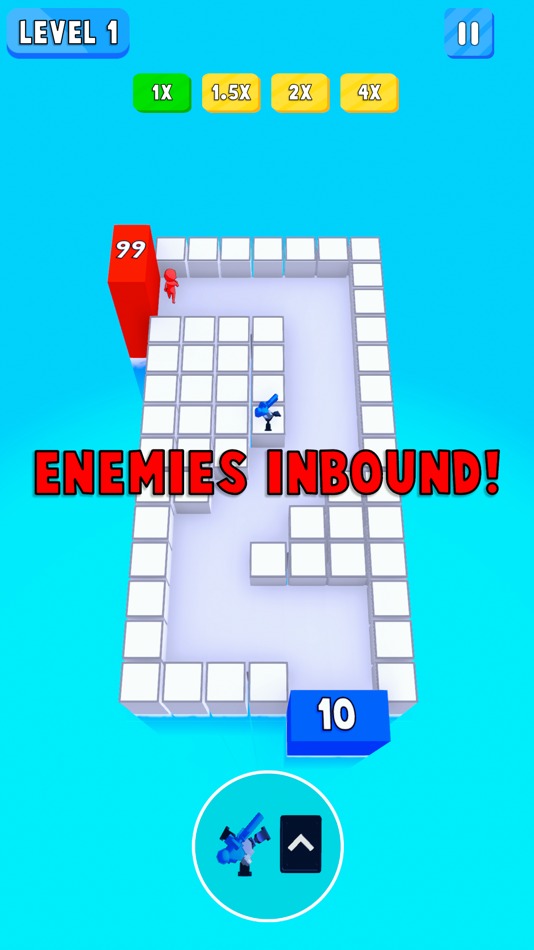 #3. Merge Defender 3D (iOS) 由: Dumbbell Games Yazilim Anonim Sirketi