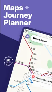 la metro interactive map iphone screenshot 1