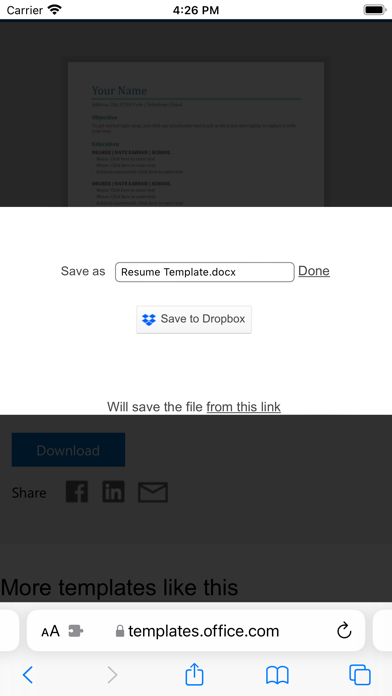 Screenshot #2 pour Save to Cloud for Safari