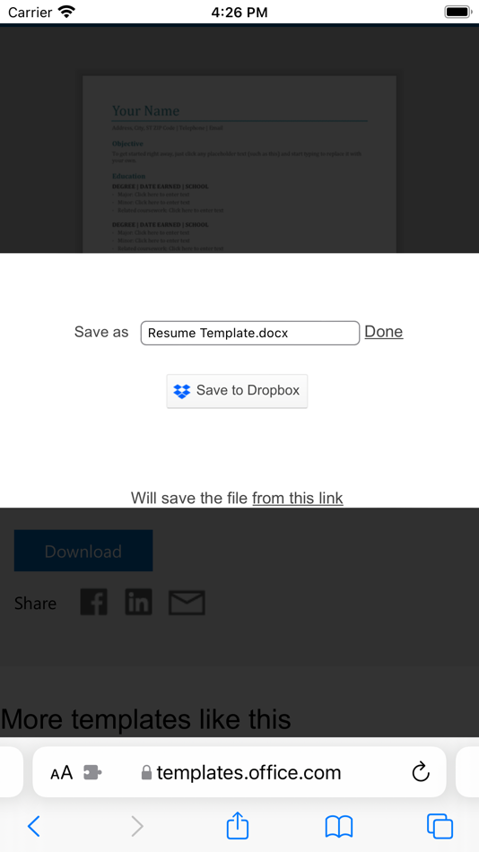 #2. Save to Dropbox for Safari (macOS) Bởi: Denk Alexandru