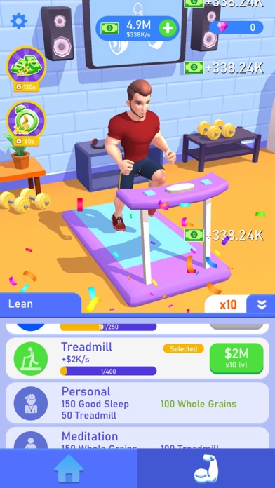 Idle Workout Success Life Screenshot