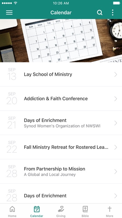Northwest Synod of Wisconsin Screenshot