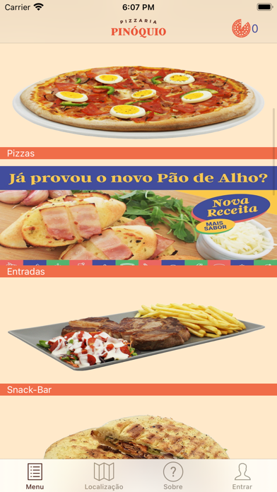 Pizzaria Pinóquio Screenshot