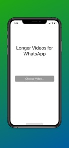 Longer Videos for WhatsApp screenshot #1 for iPhone