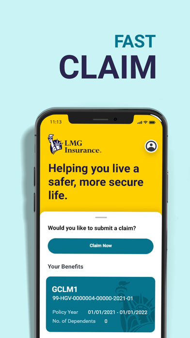 LMG Insurance Screenshot